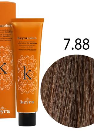 KEYRA Профессиональная краска для волос Keyracolors 7.88 блонд...