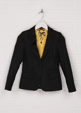 Пиджак , черный, классический, на девочку, lckr, 146, 152