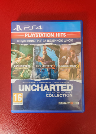 Игра диск Uncharted The Nathan Drake Collection для PS4 / PS5