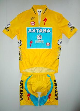 Велокостюм moa pro team astana yellow nalini specialized italy...