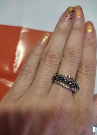 Кольцо колечко перстень срібло 925 розмір 18