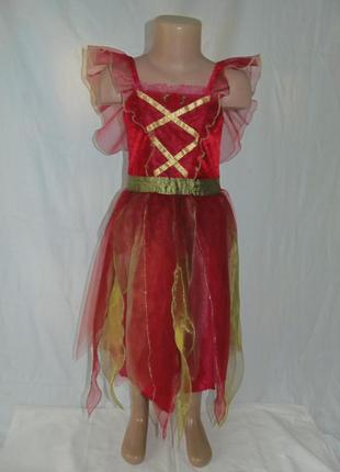 Карнавальное платье феи,цветка, на 7-8 лет