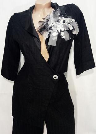 Пижама домашний костюм женский черный хлопок размеры s и l