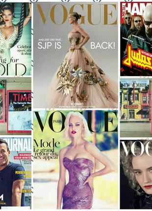 журнали Vogue, New Yorker, TIME, Metal Hammer - журнал журналы