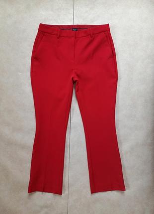 Классические красные штаны брюки со стрелками и высокой талией...