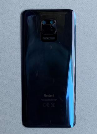 Задняя крышка для Redmi Note 9 Pro Interstellar Grey со стекло...