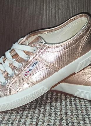 Кеды мокасины superga. размер 37 (стелька 24,5 см)