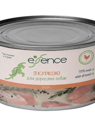 Влажный корм для собак Essence с курицей (паштет) 200г