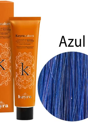 KEYRA Профессиональная краска для волос Keyracolors AZUL синий...
