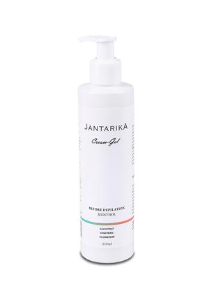Крем-гель до депіляції Ментол Jantarika 250 мл