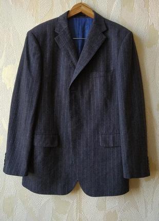 Піджак | мужской пиджак | 44| шерсть + кашемір
