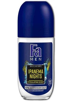 Дезодорант роликовий Men Ритми Бразилії Ipanema Nights 50мл ТМ Fa