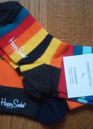 Носки happy socks, носочки, р. 12 - 14 / 12-24 мес