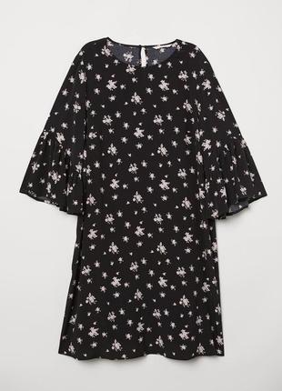 Мама сукня з малюнком для вагітних чорна h&m 0688881001