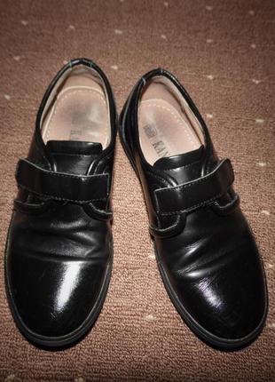 Кожаные туфли размер 35 стелька 22 см