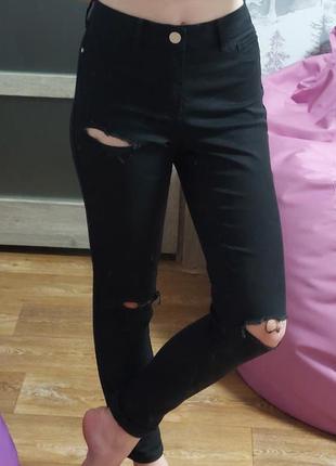 Чорні джинси від f&f