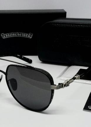 Chrome hearts модные мужские солнцезащитные очки капли черные