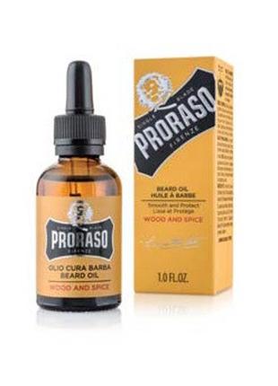 Олія для бороди Proraso Beard Oil Wood&Spice;, 30 мл