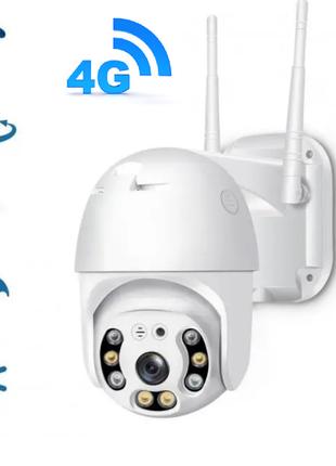 Поворотна вулична IP-камера бездротова UKC Camera A6 4G IP 360...