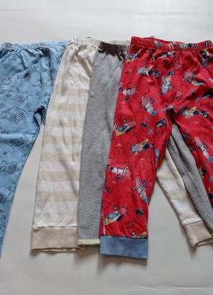 Пижамные штаны пакетом 4 шт 98-104 размер.