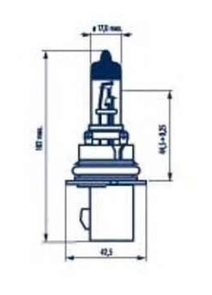 Лампочка цоколь HB5 1 шт