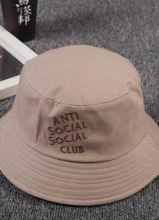 Стильная панама anti social social club 13290