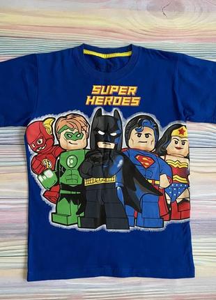 Новая футболка super heroes lego