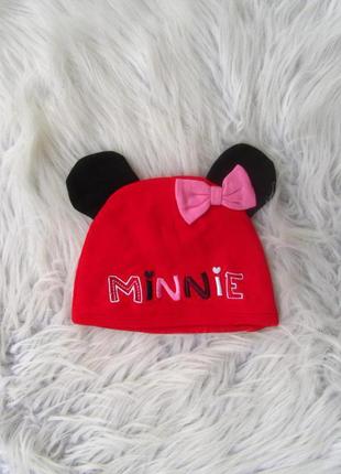 Стильна шапка з вушками disney minney mouse