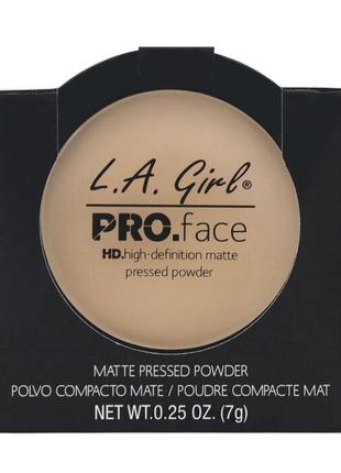 L. a.girl матуюча компактна пудра для обличчя pro face hd, від...