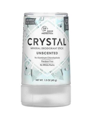 Cristal мінеральний дезодорант-олівець, без запаху, 40 г