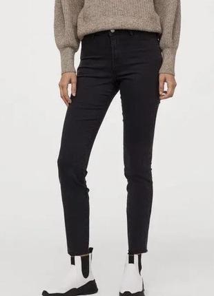 Стильні джинси жіночі h&m skinny чорні