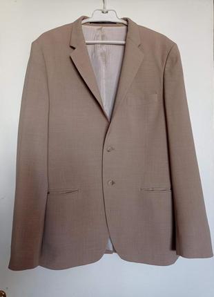 Стильный пиджак премиум-класса бренда bertoni, р.52