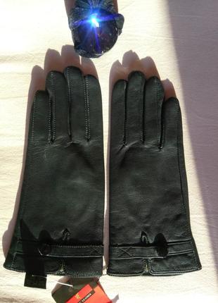 Новые женские кожаные перчатки из лайковой кожи хорошего качества