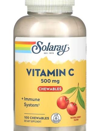 Solaray
жевательные таблетки с буферизованным витамином c, нат...