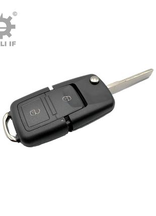 Ключ Caddy 3 Volkswagen 2 кнопки лампочка посередине 1J0959753AG