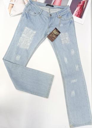 Женские светлые котоновые джинсы otostop