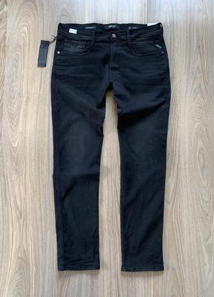 Мужские зауженные стрейчевые джинсы replay hyper flex