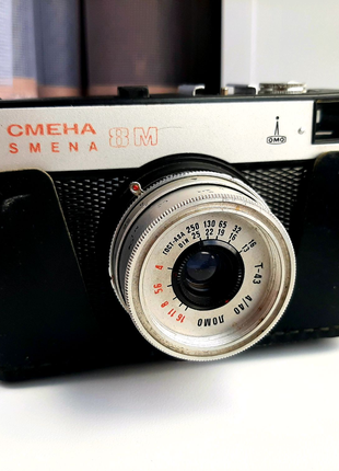 Фотоаппарат 📷 плёночный НА ЗАПЧАСТИ • СМЕНА (SMENA) 8M ЛОМО Т-43