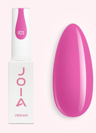 Гель-лак для ногтей JOIA vegan 021 (малиново-розовый), 6мл