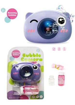 Детская игрушка «Фотоаппарат с мыльными пузырями со световым и...