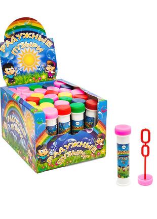 Детская игрушка «Набор мыльных пузырей, 30 шт, разноцветные». ...