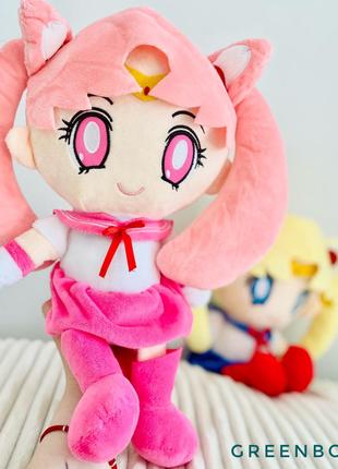 Сейлор Мун детская мягкая игрушка Sailor Moon pink