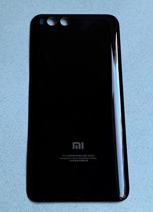Задняя крышка для Xiaomi Mi 6 Black на замену чёрная
