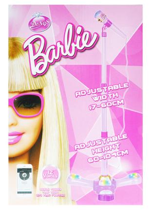Микрофон на стойке Barbie Барби музыкальная игрушка со светом ...