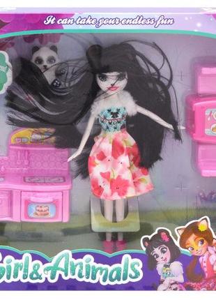 Кукла "Enchantimals" с кукольной кухонной меблью TM665C-D