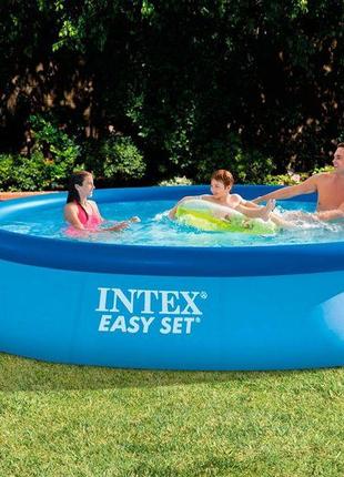 Бассейн надувной круглый Intex 28142 Easy Set Pool размер 396*...