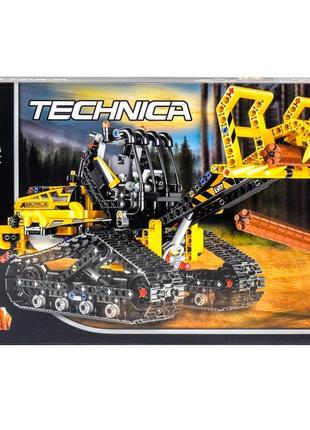 Конструктор 11300 TECHNIC Гусеничный погрузчик 827 дет