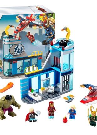 Конструктор 11560 Super Heroes Marvel Мстители Гнев Локи Марве...
