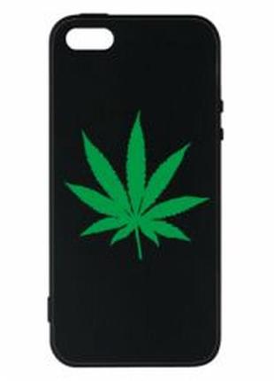 Чехол для iphone 7/8 листик конопли марихуаны