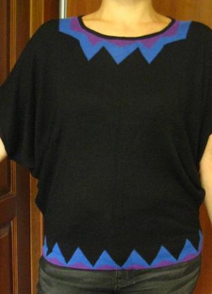 Віскозна трикотажна кофта светр, джемпер на р. 50/uk14
